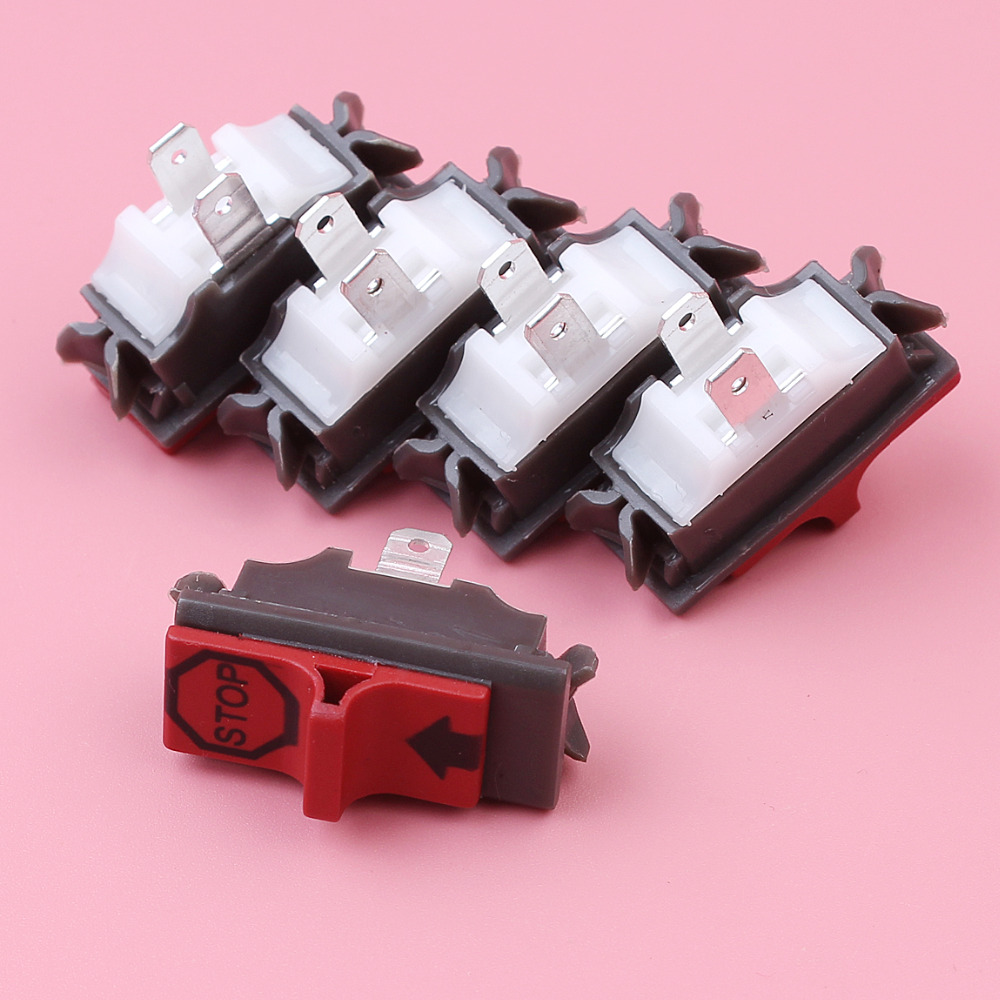 5pcs/lot On Off Stop Switch For Husqvarna 362 365 371 372 385XP 336 339XP Chainsaw Spare Replacement Tool Part