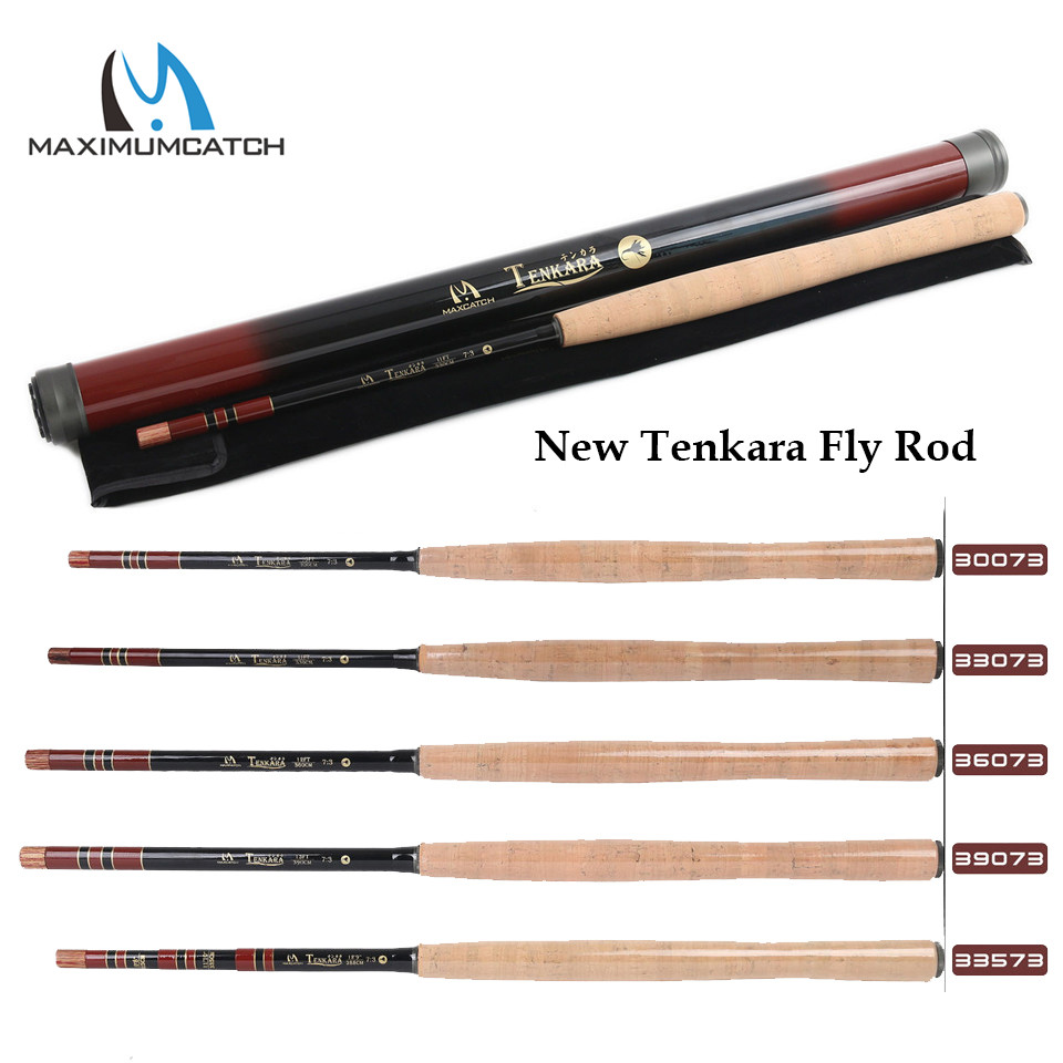 Maximumcatch 10/11/12/13FT (3/3.3/3.6/3.9M) Tenkara Telescoping Fly Fishing Rod Graphite IM10 Carbon Tenkara Fly Rod