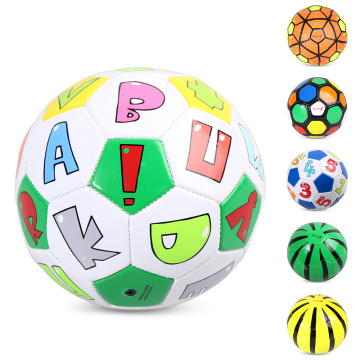 Size 2 Kids Soccer Ball Inflatable Soccer Training Ball Children Playing Training Balls Gift for Children Students