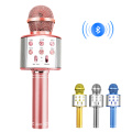 Bluetooth Wireless Microphone Handheld Karaoke Mic USB Mini Home KTV For Music Professiona Speaker Player Singing Recorder Mic