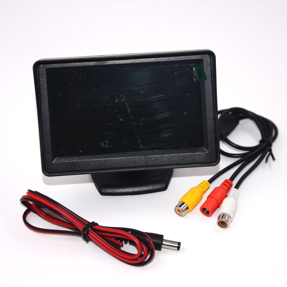 Car Monitor 4.3"or 5 inch Screen For Rear View Reverse Camera TFT LCD Display HD Digital Color 4.3 Inch PAL/NTSC