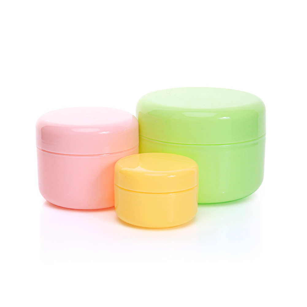 10Pcs 20g/50g/100g Storage Jars Refillable Bottles Plastic Empty Makeup Jar Pot Travel Face Cream Lotion Cosmetic Container