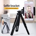 1pcs Mini tripod Bracket Mobile Phone Holder 360degC Rotation Folded Shockproof Anti-fall Adjustment With Phone Clip