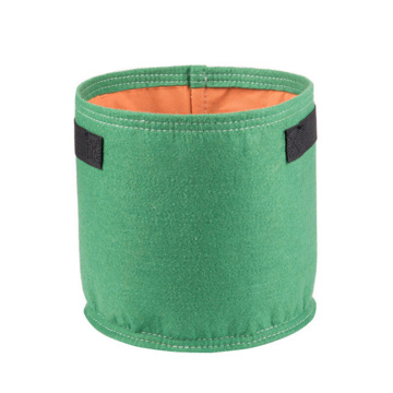 Nonwoven Fabric Cloth Planting Bags Planter Pot With Handles Double Layer 3 Pcs Wall Hanging Visualization Pockets