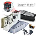 Mini Portable Handy Money Counter for most Currency Note Bill Cash Counting Machine EU-V40 Financial Equipment EU Plug