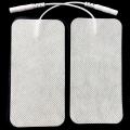 10pcs/lot Electrode Pads for Tens Units White Cloth for Slimming Massage Digital Therapy Machine Massager 5x10 cm