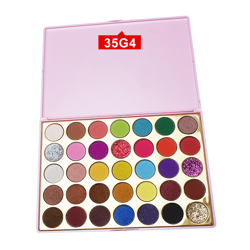 35 Colors Matte Shimmer Eyeshadow Makeup Palette Earth Color Eye Shadow Pallete Pearl Long Lasting Makeup Cosmetic Set