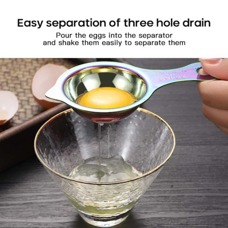 Stainless steel egg yolk separator protein separation tool food grade egg tool kitchen gadget egg divider kitchen cooking access
