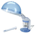 Portable table Hair Steamer 2 in 1 sauna vapor ozono facial vaporizador Face Steamer thermal Cap Hair care spa