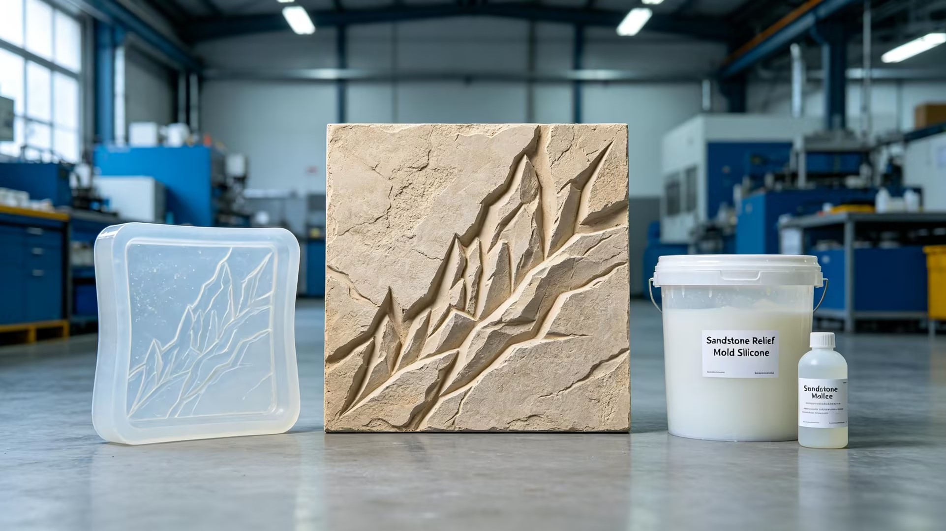 Sandstone Relief Mold Silicone Rubber 3