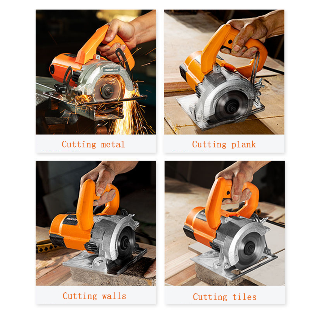 DIY Mini Stone Cutting Machine Household tools Slotting Machine High-Power Electric Saw Ceramic Tile Woodworking Household Tools