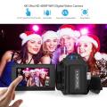 Portable 4K Ultra HD 16X Zoom 48MP WiFi Digital Video Camera Camcorder DV 3" Touch Screen With Wide Angle Lens Mic Night Vision