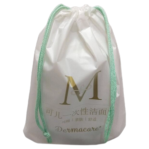 PE pull-out wash towel bag