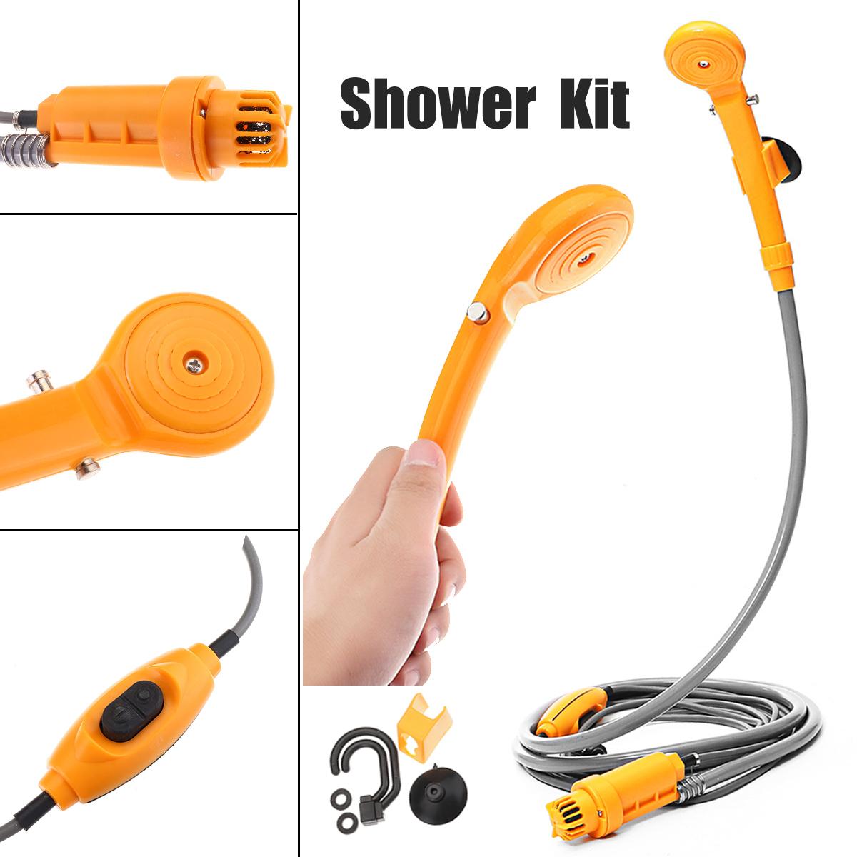 Hot 12V Universal Car Washer Shower Set Portable Electric Pump Outdoor Camping Travel Car Washer Hiking Pet Washer 2020 New