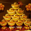 Store promotion 90cm Gold ingot foil balloons Traditional New year celebration balloon decorations 10 pcs/lot wholesale