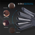 4 In 1 Multifunction Straight Curly Hair Perm Crimper Curlers Roller Corrugated Hair Straightener Flat Iron Large To Small Waver