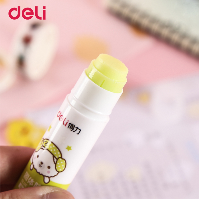 Deli 10 pcs a pack Stationery High viscosity solid glue stick for School student Children Strong adhesion solid glue for paper