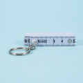 50cm Fold Ruler Tape Key Ring Creative Design Unisex New Key Chain Plastic Measure Carpenter Measuring Tool