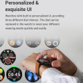CORN WB02 Smart Watch 1.3-Inch Full-Touch TFT Display IP68 Waterproof BT5.0 Heart Rate/Blood Pressure/Sleep Monitor Pedometer