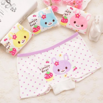 4pcs/pack Cartoon Girls Underwear Cotton Panties For Girls Kids Boxers Briefs Children Underpants Soft Healthy Underwear 2-10t