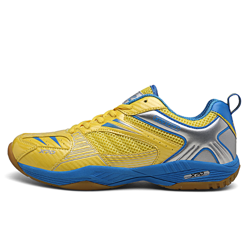 yellow Men Cushioning Volleyball Shoes Breathable Anti-Slippery Training Sneakers Professional Women Sport Badminton Shoes