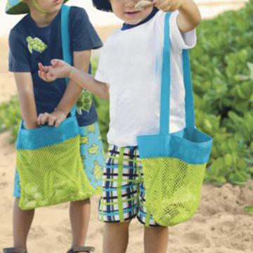NEW Baby Sand Away Carry Beach Toys Pouch Tote Mesh Large Children Storage Toy Collection Sand Away Beach Mesh Tool 1PCS
