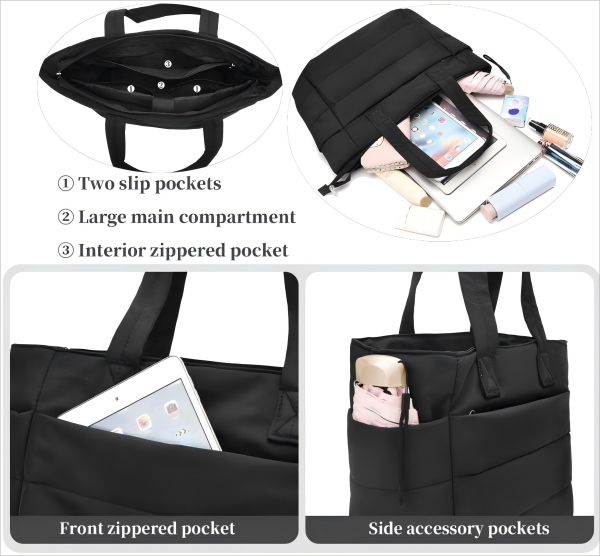 Personalized Polyester Commuter Tote for Travel
