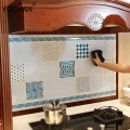 Kitchen oil-proof stickers high temperature cooktop self-adhesive tile cabinet countertop range hood kitchen waterproof stickers