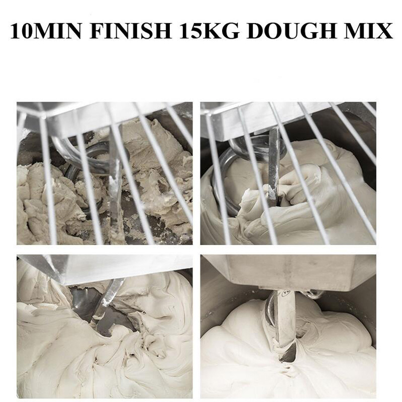 Commercial cream mixing beating machine bakery bread dough mixer dessert shop dough mixer knead dough machine