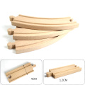 Wooden Track Railway Bridge Parts Wood Train Track Accessories Fit for All Brand Wooden Tracks Toys for Kids Gifts