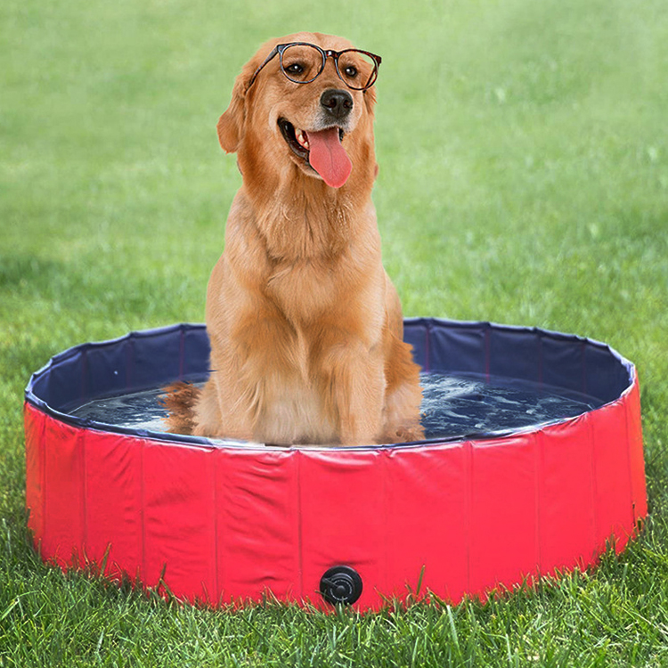 Foldable Dog Pool Heavy Duty Pvc Pet Pool 5