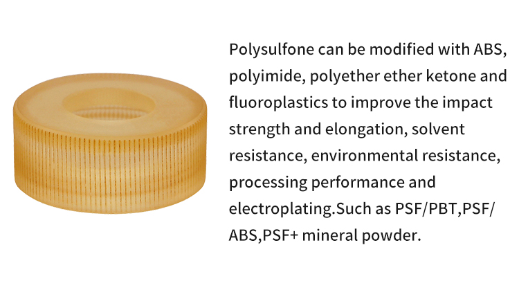 Polysulfone plastic
