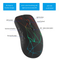 Bluetooth 5.0+2.4G Dual-mode wireless Mouse Rechargeable Colorful LED Gaming Portable Mause 1600 DPI Optical USB Mice For Laptop