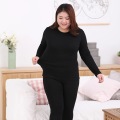 Women Thermal Clothing Thick Warm Underwear Suit Pure Cotton O Neck Seamless Plus Size 6XL Long Johns Underwear for Winter