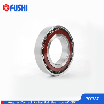 7007 AC Angular Contact Bearing 35*62*14 mm 1PC Spindle Bearings CNC P0 ABEC-1 25 Contact Angle 7007AC Ball Bearings