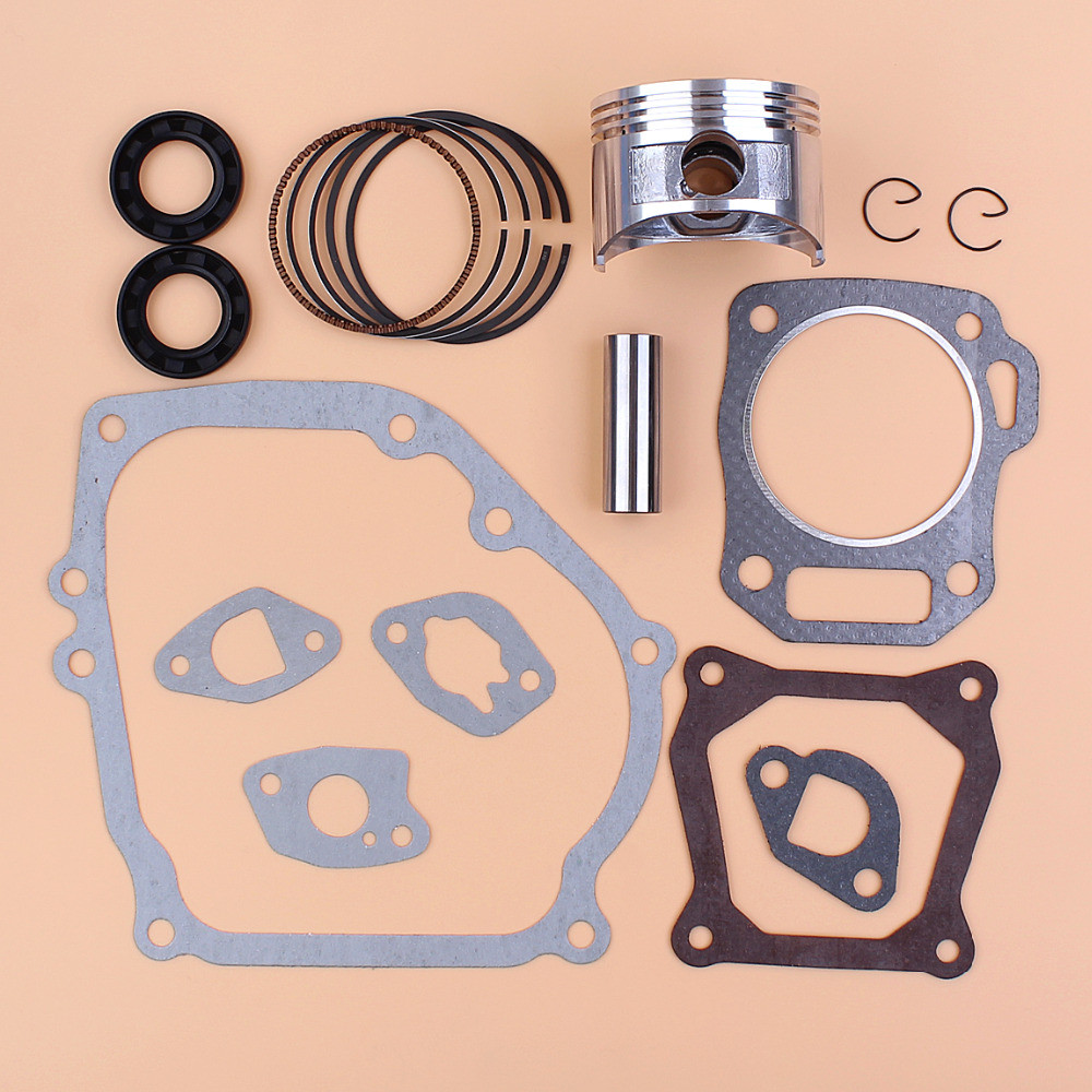 68mm Piston Rings Gasket Oil Seal Rebuild Kit For Honda GX160 GX200 168F 5.5/6.5HP 2-3.5kw Gasoline Generator Trimmer Engine