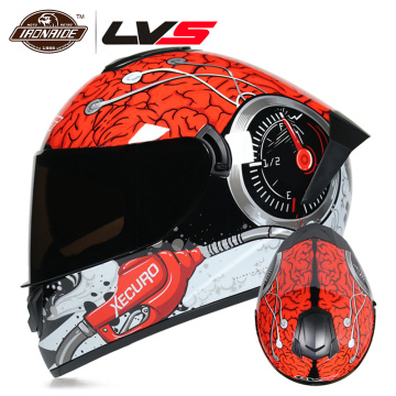 LVS 2020 Full Face Motorcycle Helmet Casco Moto Motocross Riding Racing Helmet Off Road Capacete Moto 3 Colour Lens DOT Approved