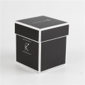 Printed Black Cardboard Paper Jewelry Gift Box