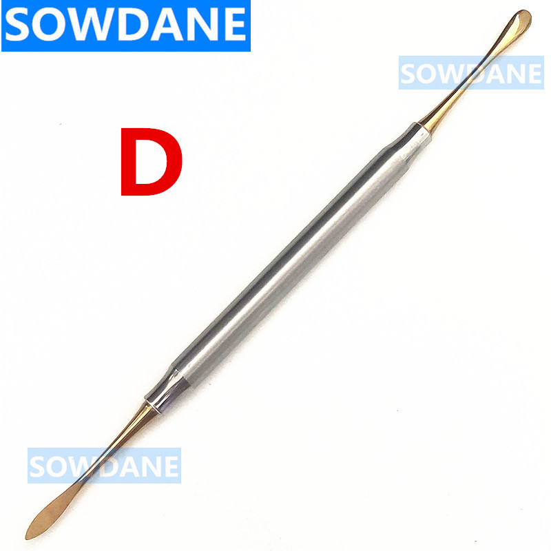 Double Ends Dental Implant Periosteal Elevator Seperator Peristeel Splitter Tool for Reflecting and Retracting Titanizing Tip