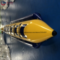 Free Shipping Customized Size Inflatable Flying Fish Tube Towable Water Floating Inflatable Banana Boat With Air Pump