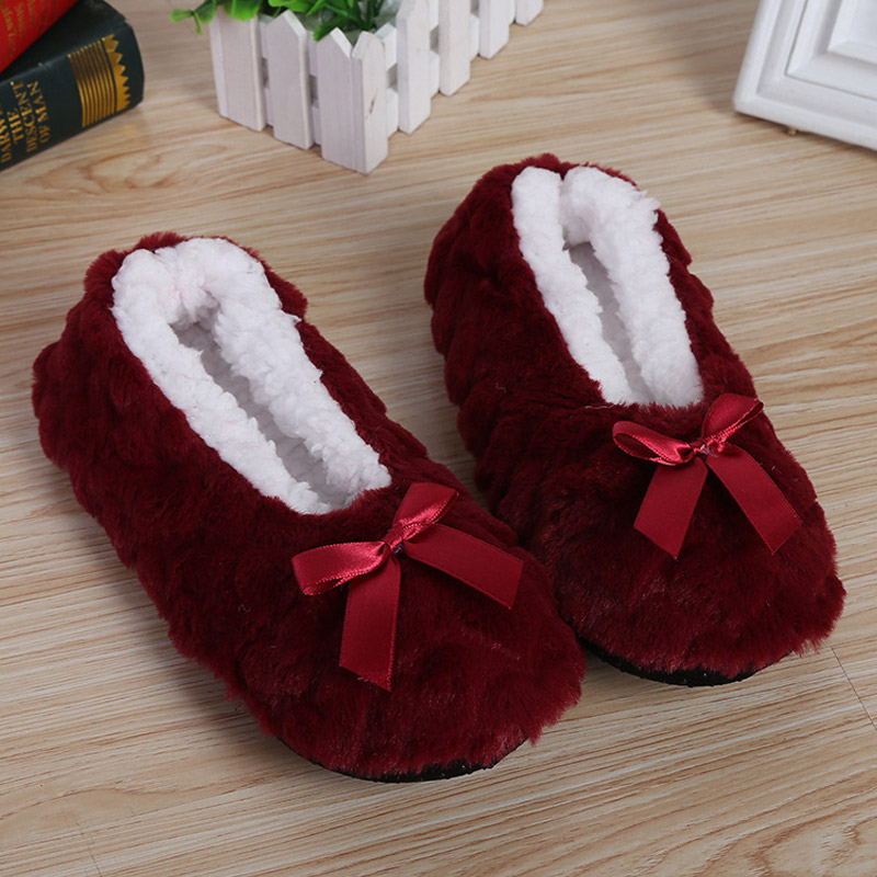 Super Soft Warm Cozy Fuzzy Soft Slippers Non-Slip Lined Socks for Women Thicken Floor Socks Best Sale-WT