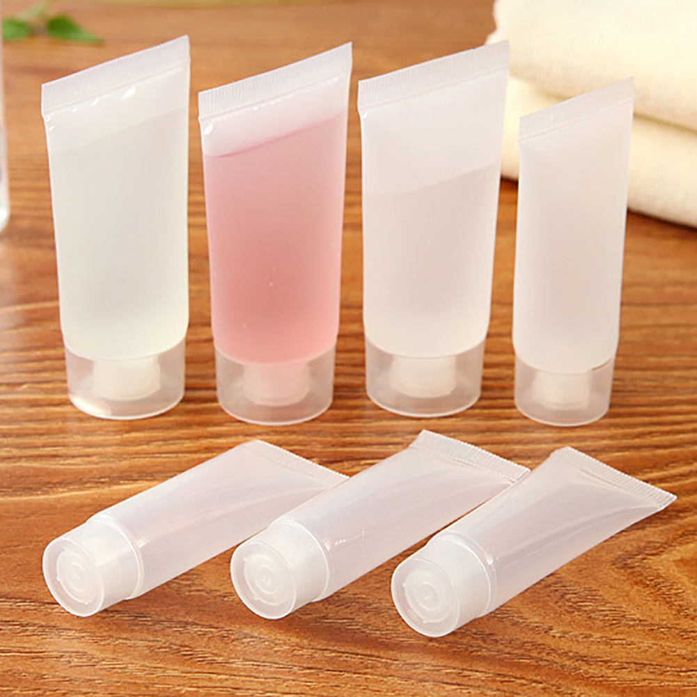 30/50ml Transparent Empty Cosmetics Hand Cream Lotion Squeeze Travel Bottle