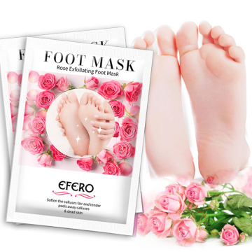 Flower Series Efero Exfoliating Baby Soft Foot Mask Scrub Whitening Rejuvenation Remove Dead Peel Repair Foot Skin Care TSLM2