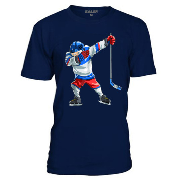 Cool Hockey Cotton O-Neck T-Shirts for ice Hockey High quality free shipping Vintage Short-Sleeve Mens Shirt TS1825