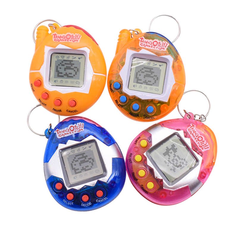 Tamagochi Virtual Pet Electronic Pets Toys 7 Colors 49 Animals In One Box Nostalgic Kid's Toys With Key chain Christmas Gift
