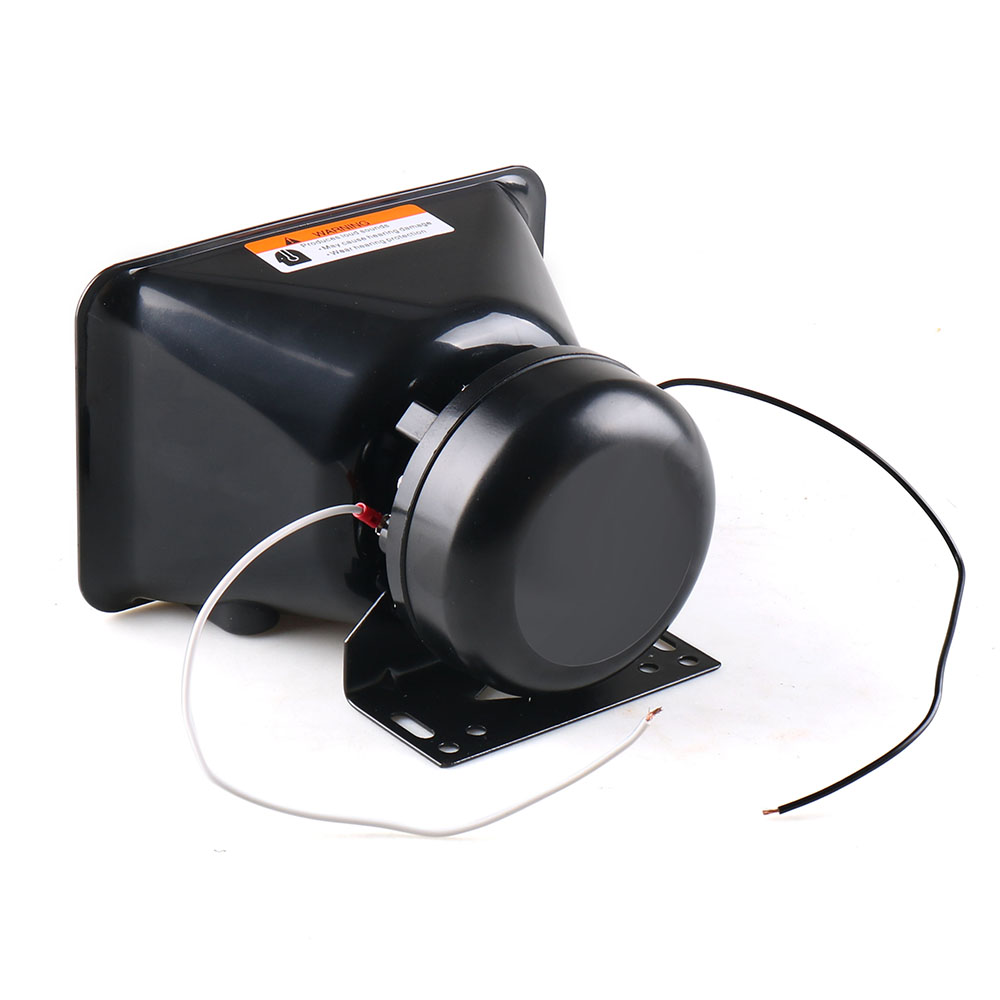 200W 8 Sound Loud Car Warning Alarm Police Siren Horn Speaker PA MIC System