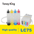Toney King LC12 LC40 LC71 LC73 LC75 LC400 LC1220 LC1240 CISS Ink Supply System For Brother MFC-J6910CDW J6710CDW Printer