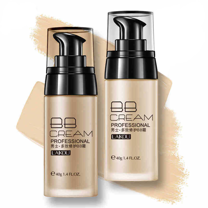 Men BB Cream Long Lasting Concealer Blemish Waterproof Oil-control Moisturizer Sun Block Not Greasy Makeup Men BB Cream Cosmetic