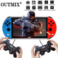 X40 Video Game 7.1 inch LCD Double Rocker Portable Handheld Retro Game Console Video MP4 Player TF Card for GBA/NES 3000 Games