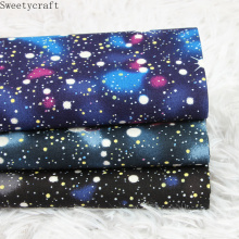 110x45cm Thin cotton fabric by Yard Starry universe print Cloth DIY Handmade Sewing Patchwork Material Accessories Home Textile